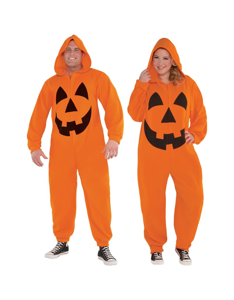 Pumpkin Zipster™ - Adult Plus (Up to 6'4") Costume Unisex