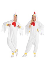 Chicken Zipster™ Adult Small/Medium Costume  Unisex