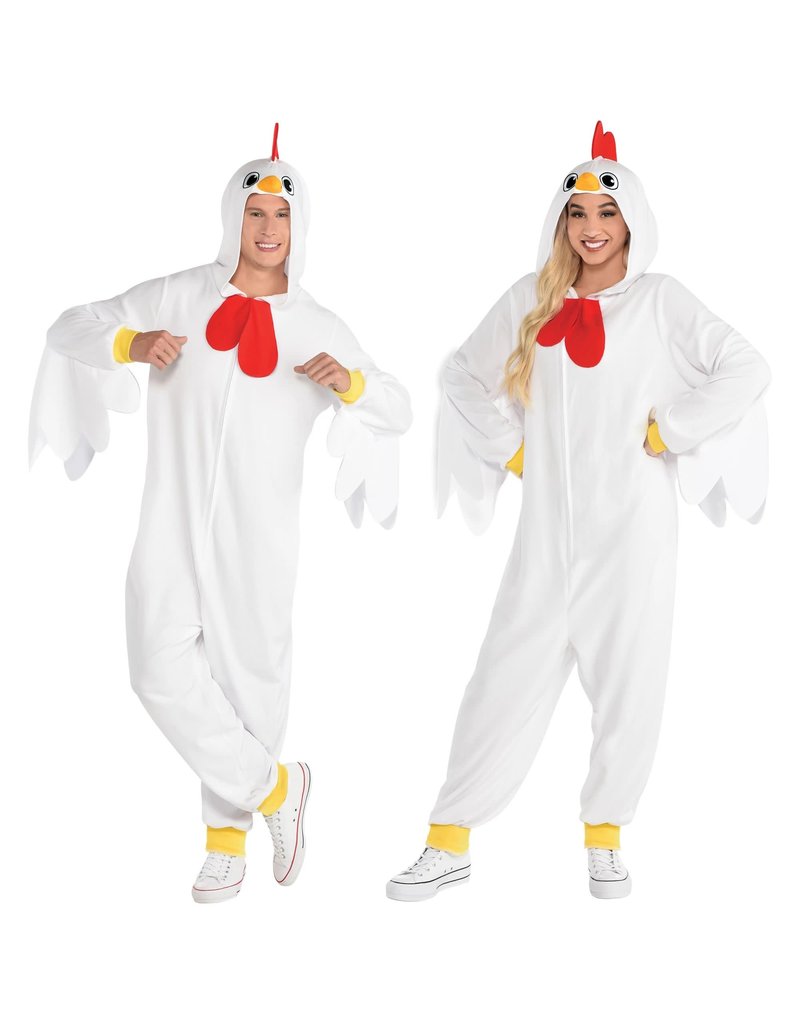 Chicken Zipster™ Adult Small/Medium Costume  Unisex