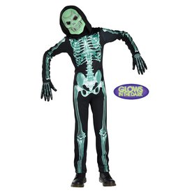 Boy's Glow-in-the-Dark Skeleton - Small (4-6) Costume