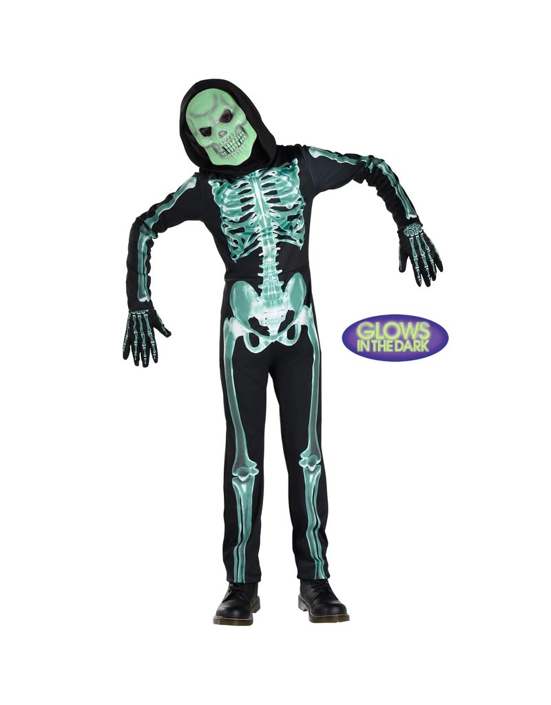 Boy's Glow-in-the-Dark Skeleton - Small (4-6) Costume