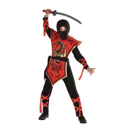 Boy's Ninja Assassin - Large (12-14) Costume