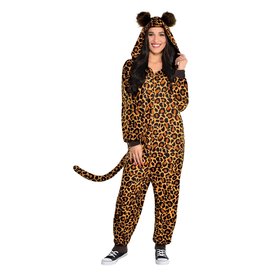 Women's Leopard Zipster™ Adult Small/Medium Costume