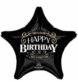 Better With Age Happy Birthday Day 28" Jumbo Star Mylar Balloon