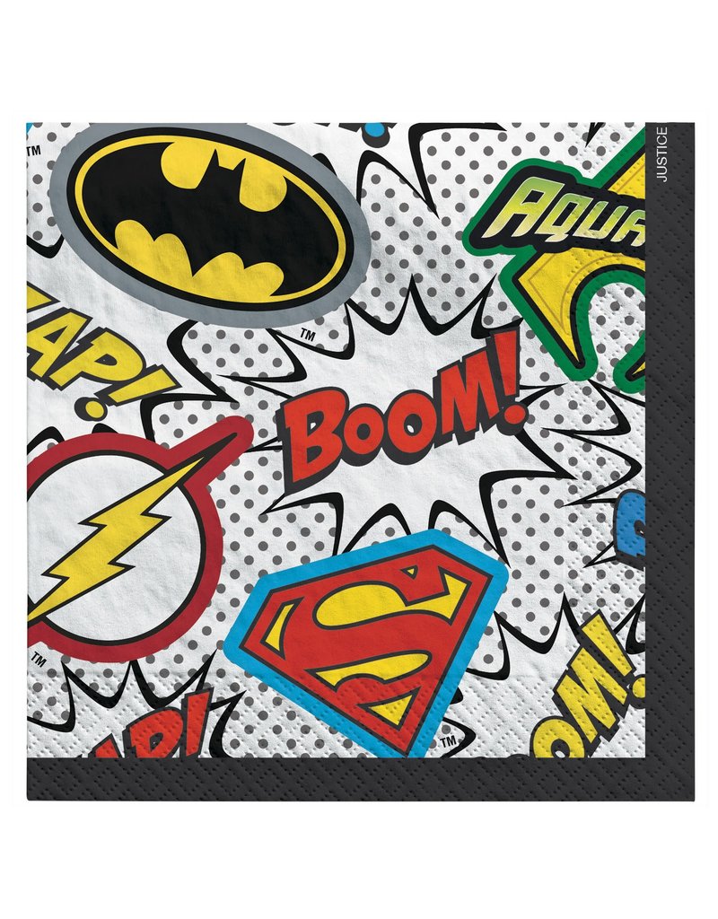 Justice League Heros Unite Lunch Napkins (16)