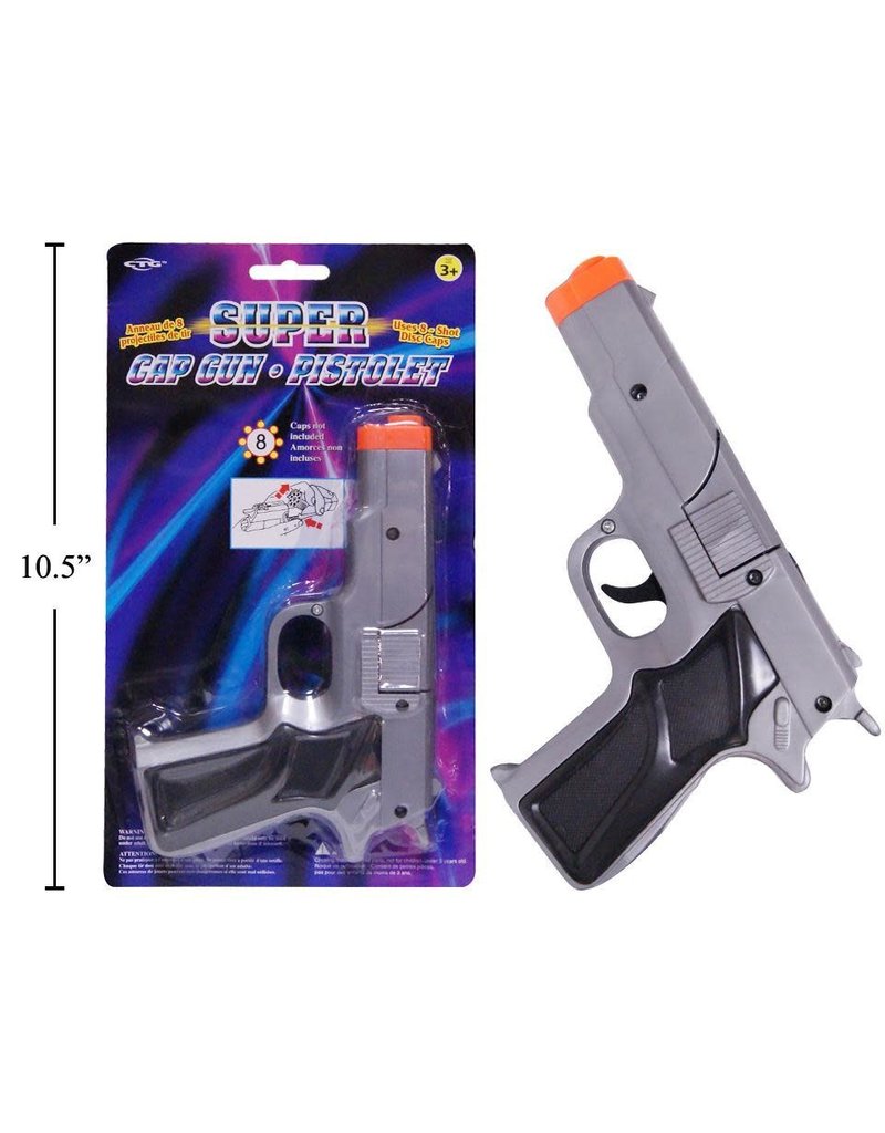 8-shot Super Cap Gun, Silver