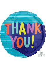 Thank You Fun Type 18" Mylar Balloon