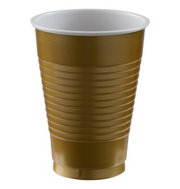 Gold Sparkle 12oz Plastic Cup (20)
