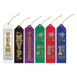 Goal Getter Recognition Ribbons 7 1/2" x 2" (6)