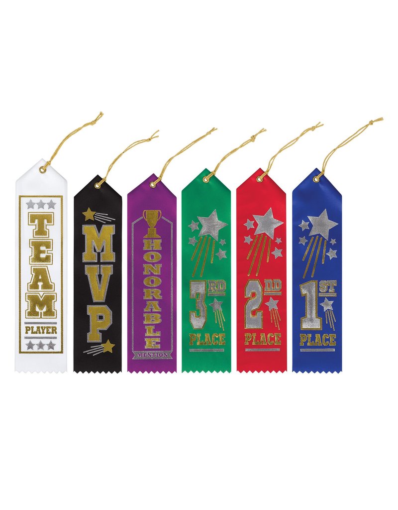 Goal Getter Recognition Ribbons 7 1/2" x 2" (6)