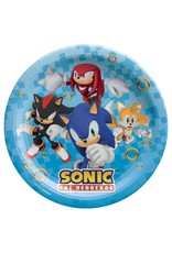 Sonic 9" Round Plates (8)