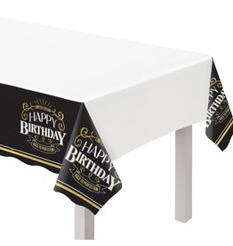 Better with Age Birthday Plastic Table Cover