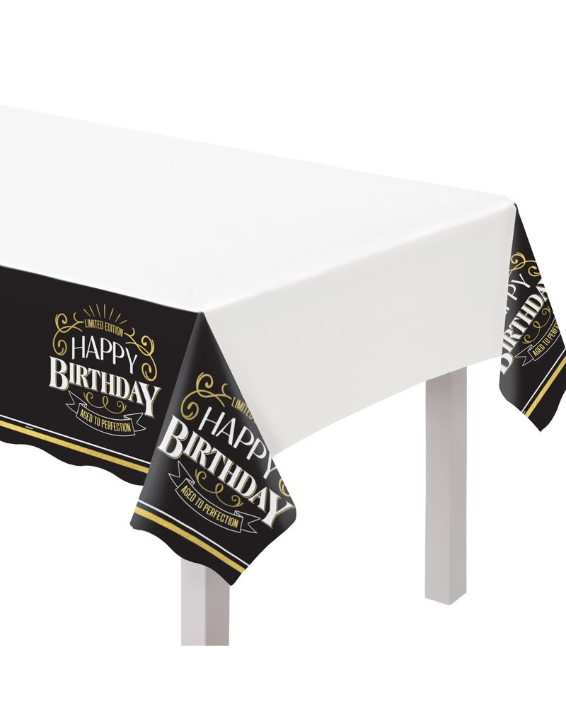 Better with Age Birthday Plastic Table Cover