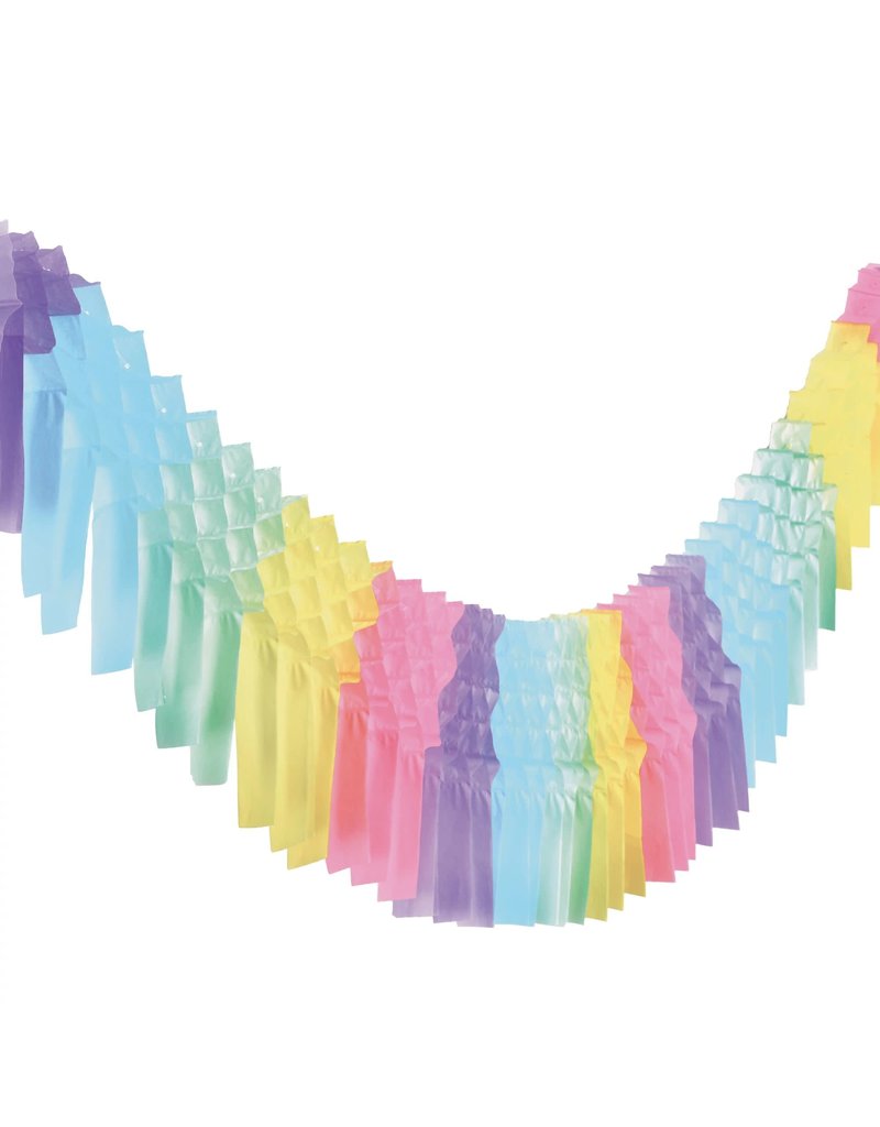 Pastel Tissue Garland 15 x 80"