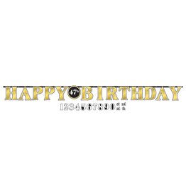 Better with Age Birthday Add-An-Age Letter Banner