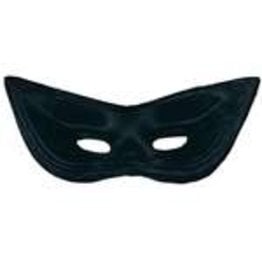 Fabric Harlequin Satin Black Mask