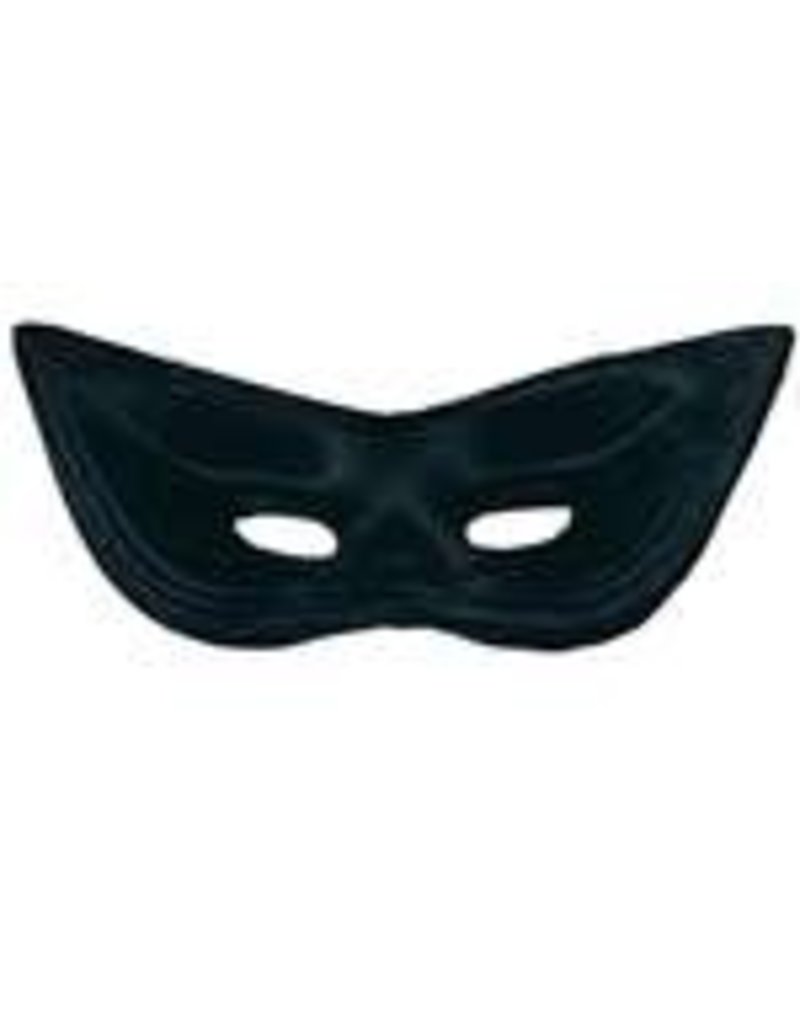 Fabric Harlequin Satin Black Mask