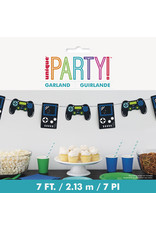 Gamer Birthday Garland 7ft