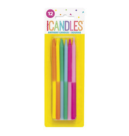 2-Colour 5" Birthday Candle (12)