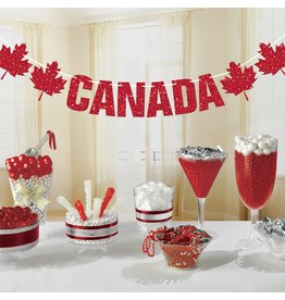 Canada Glitter Letter Banner