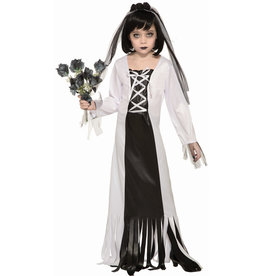 Girl's Cemetery Bride Small (4-6) Costume
