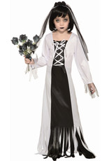 Girl's Cemetery Bride Medium (8-10) Costume