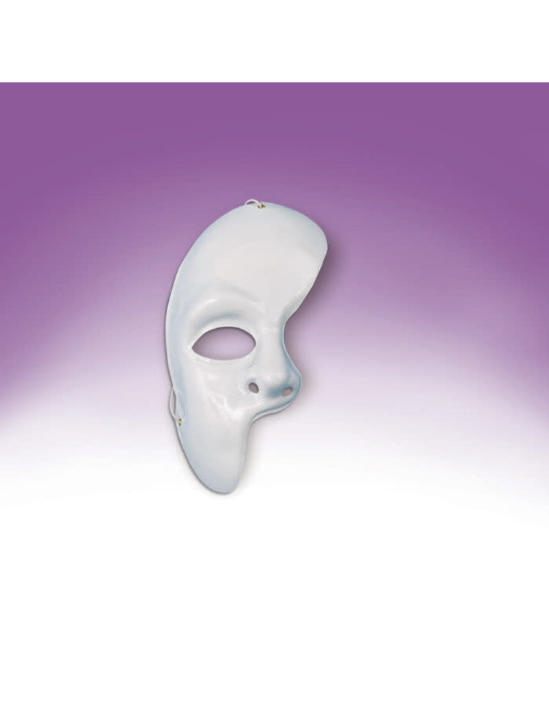 White Half Phantom Mask