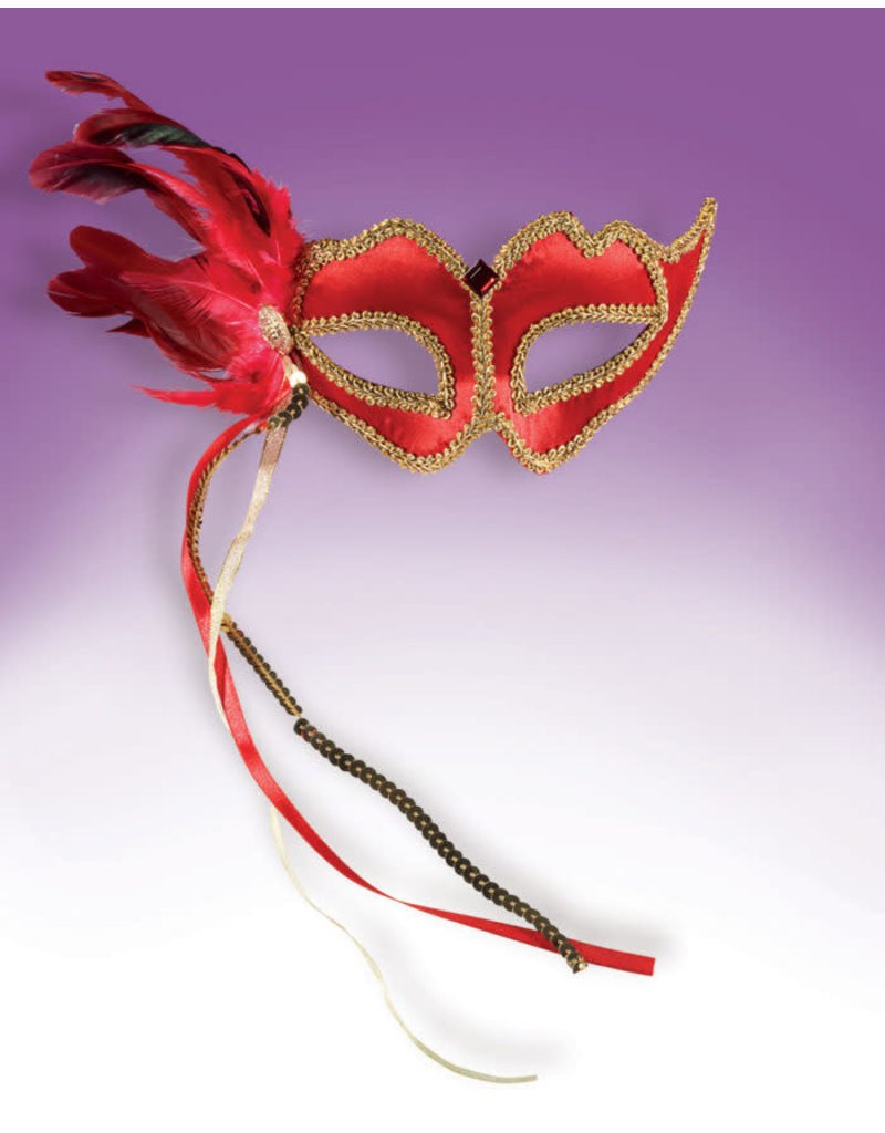 Venetian Red and Gold Eye Mask