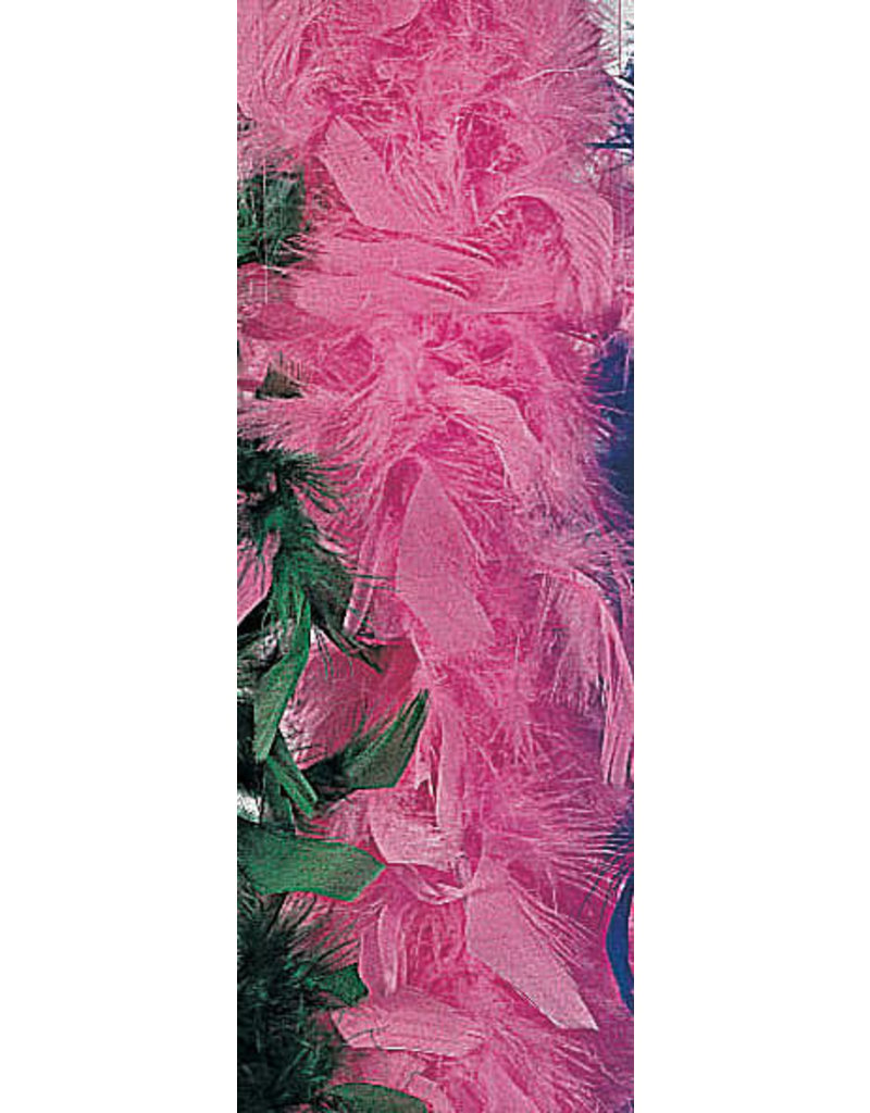 Hot pink 6 Ft Super Turkey Feather Boa