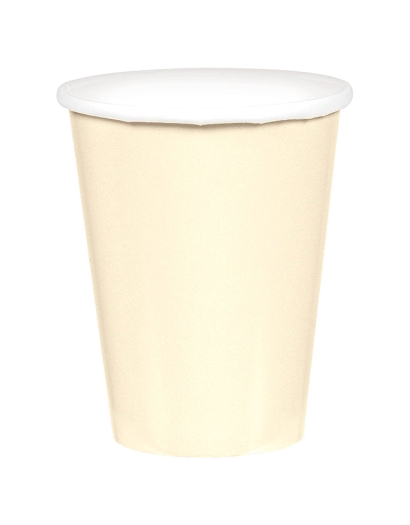 9 oz. Paper Cups, Mid Ct. - Vanilla Creme (20)