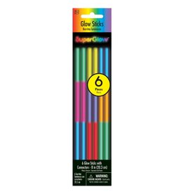 8" Glow Stick - Tri Color (6)