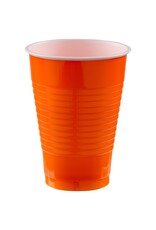 Orange Peel 12 oz. Plastic Cups - (20)