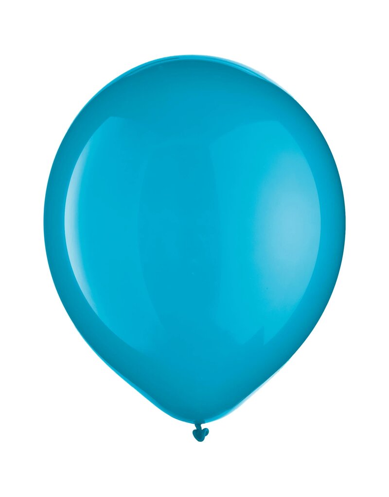 Caribbean Blue 12" Latex Balloons (72)
