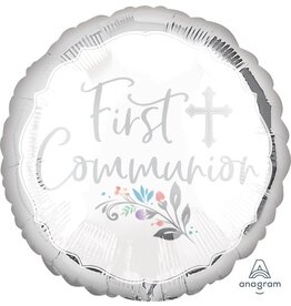 First Communion 18" Mylar Balloon