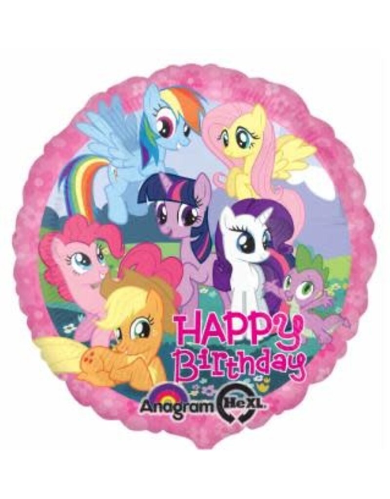 My Little Pony BDay 18" Mylar Balloon