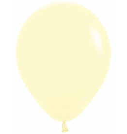 Betallic 5" Balloon Pastel Matte Yellow