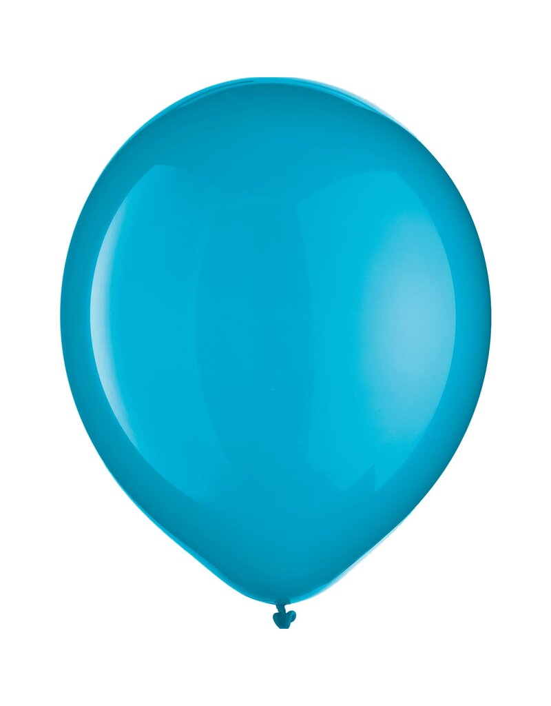 Caribbean Blue 9" Latex Balloons (20)