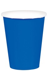 9 oz. Paper Cups, Mid Ct. - Bright Royal Blue (20)