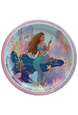 The Little Mermaid 9" Round Plates (8)