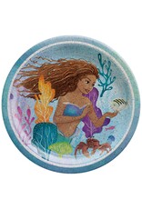 The Little Mermaid 7" Round Plates (8)