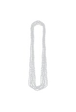 Silver Metallic Bead Necklaces (8)