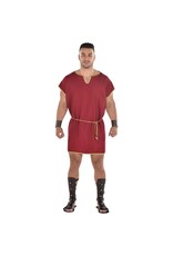 Men's Burgundy Tunic - Adult Standard Costume