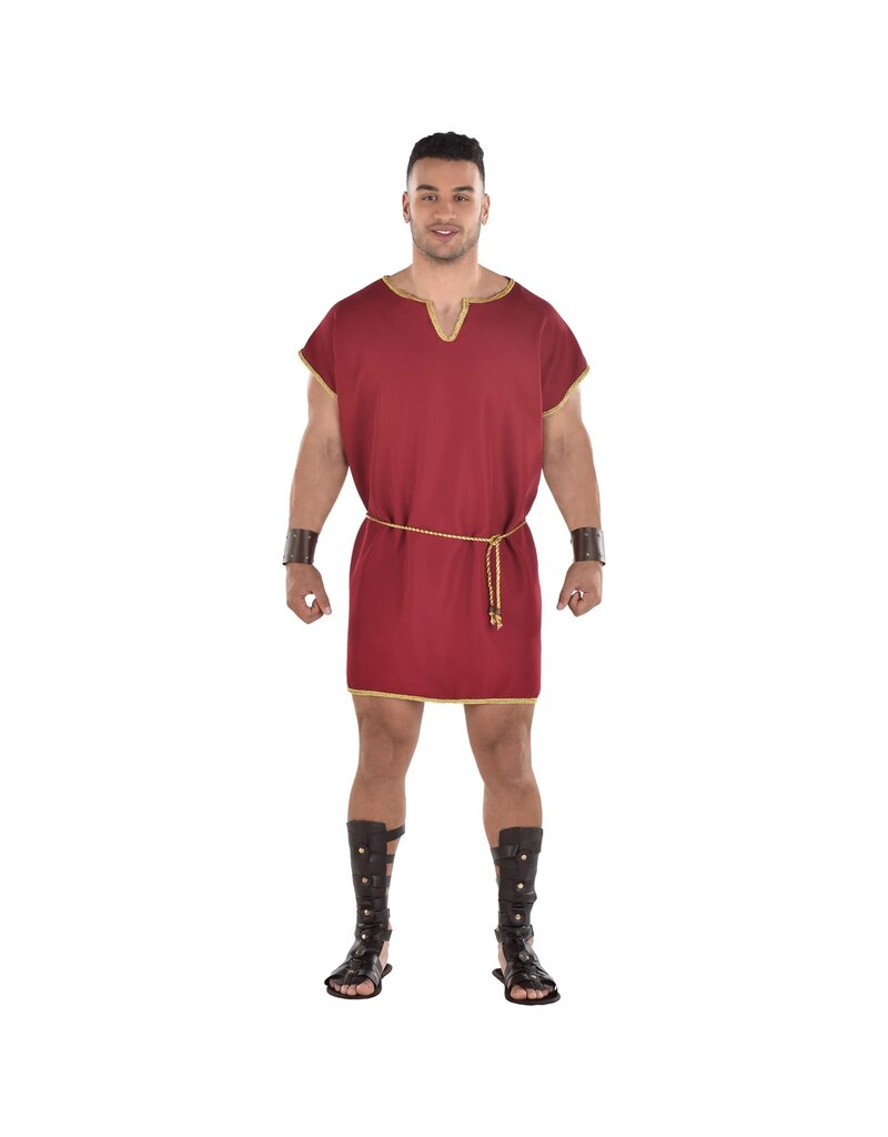 Men's Burgundy Tunic - Adult Standard Costume