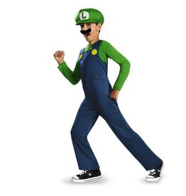 Child Luigi Costume Medium (7-8) Super Mario