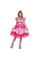 Women's Princess Peach Deluxe Adult X-Large (18-20) Super Mario Costume