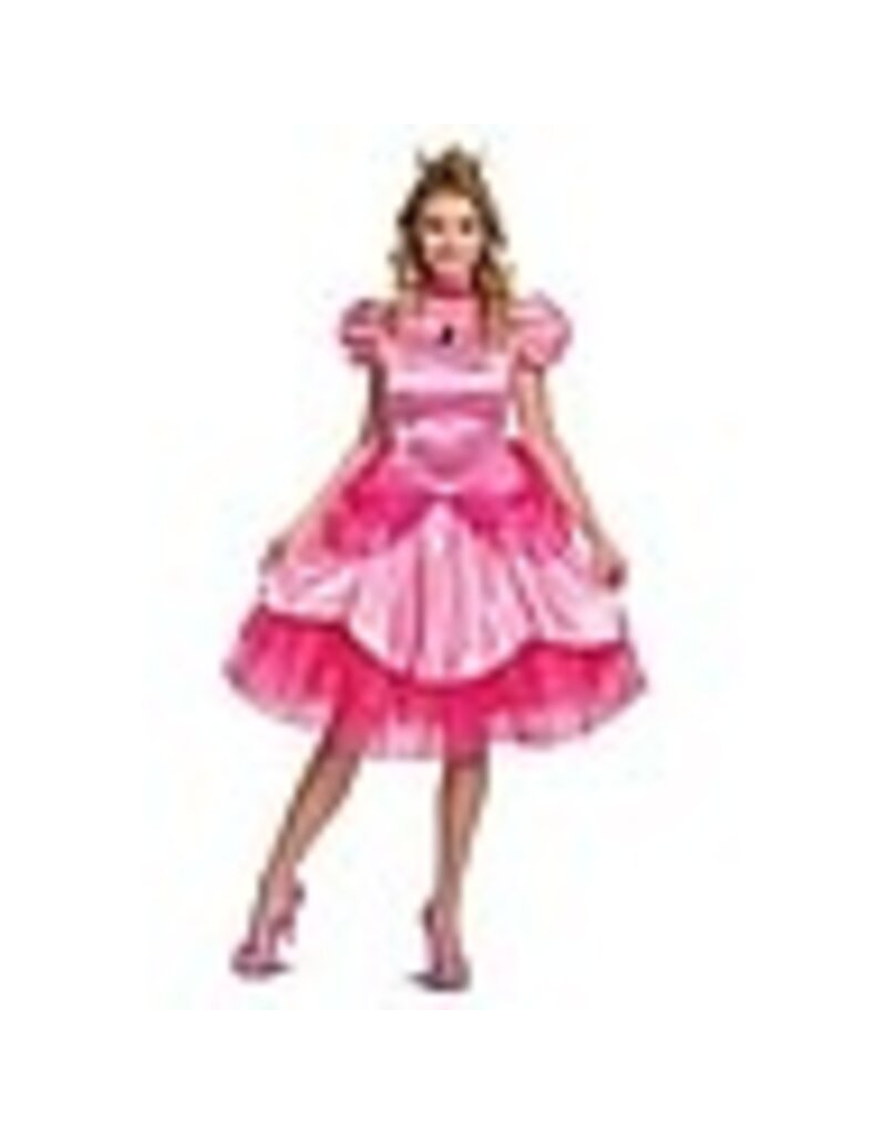 Women's Princess Peach Deluxe Adult X-Large (18-20) Super Mario Costume