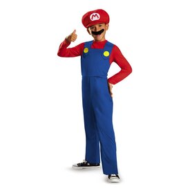 Child Super Mario Costume Large (10-12)