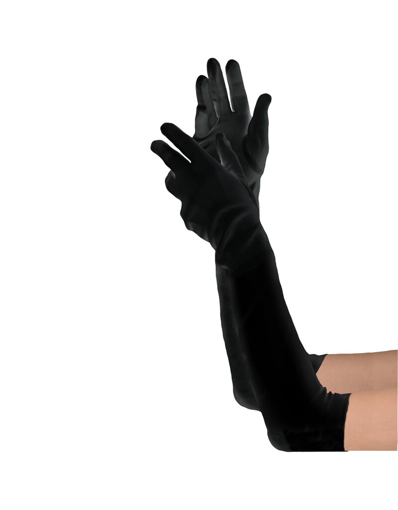 Long Black Gloves - Child