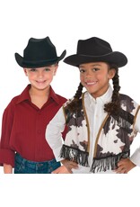 Black Cowboy Hats - (Child Size)