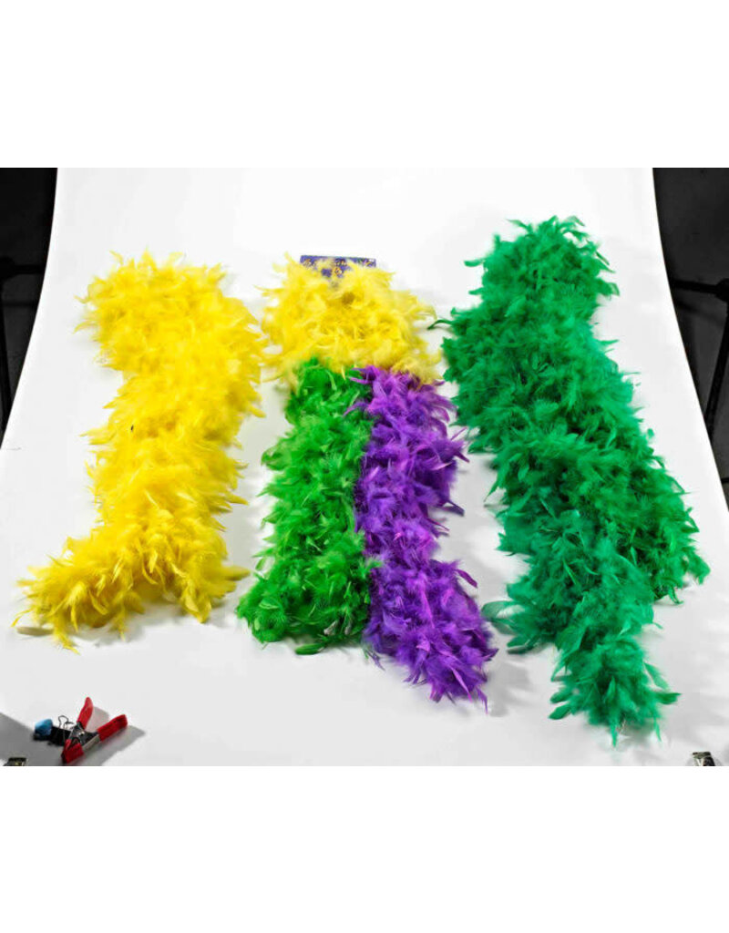 Yellow Feather Boa 55Grams